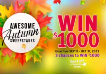 Pharmasave Contest: WIN 1 of 3 $1000 Cash Prizes