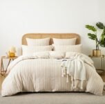 Nayoroom Boho Striped Duvet Cover Set King Size on Sale
