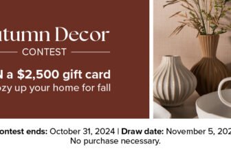 Win a $2,500 gift card from Linen Chest