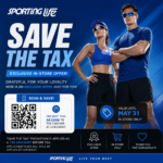 Save the tax – 15% – Sporting Life