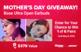 Visions Electronics Mother’s Day Giveaway – Bose Earbuds