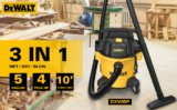 DeWalt 4 HP 5-Gal Wet/Dry Portable Vacuum on Sale – Rona