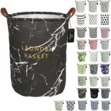 Waterproof Cotton Linen Collapsible laundry baskets