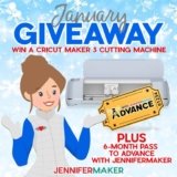 Jennifer Maker January Giveaway – Win a Cricut + 6-Month Pass